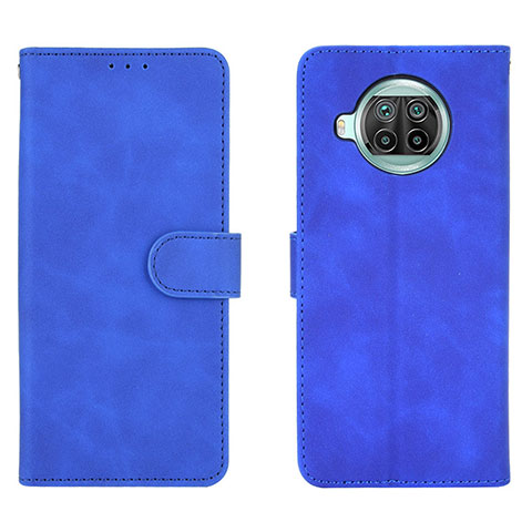 Funda de Cuero Cartera con Soporte Carcasa L01Z para Xiaomi Mi 10T Lite 5G Azul