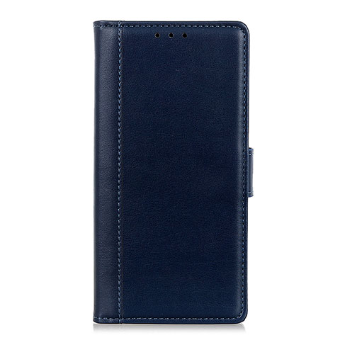 Funda de Cuero Cartera con Soporte Carcasa L02 para Alcatel 1S (2019) Azul