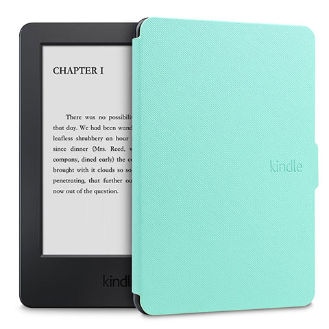 Funda de Cuero Cartera con Soporte Carcasa L02 para Amazon Kindle Paperwhite 6 inch Verde