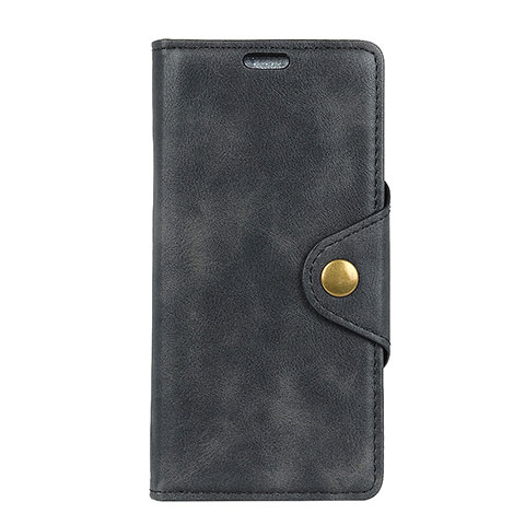 Funda de Cuero Cartera con Soporte Carcasa L02 para Asus Zenfone 5 Lite ZC600KL Negro