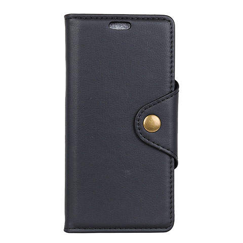 Funda de Cuero Cartera con Soporte Carcasa L02 para Asus Zenfone Max ZB555KL Negro