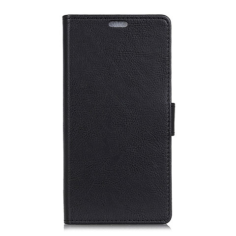 Funda de Cuero Cartera con Soporte Carcasa L02 para Asus ZenFone V Live Negro