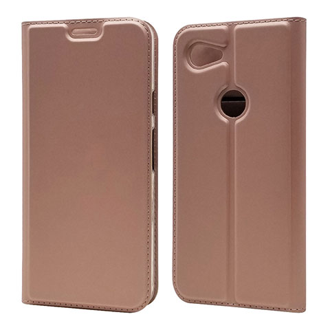 Funda de Cuero Cartera con Soporte Carcasa L02 para Google Pixel 3a XL Oro Rosa