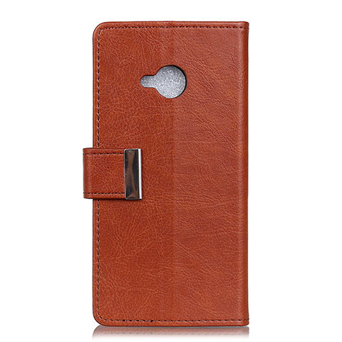 Funda de Cuero Cartera con Soporte Carcasa L02 para HTC U11 Life Marron