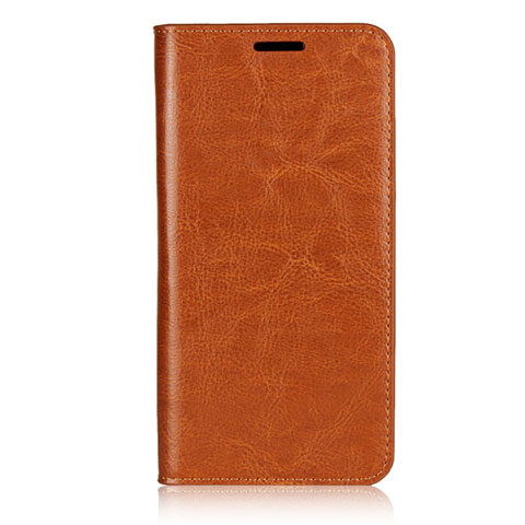 Funda de Cuero Cartera con Soporte Carcasa L02 para Huawei P20 Pro Naranja