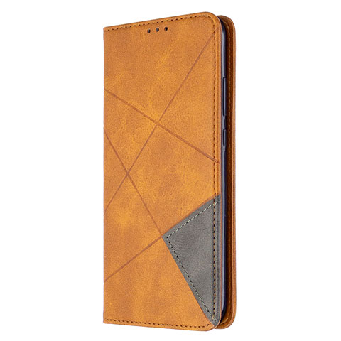 Funda de Cuero Cartera con Soporte Carcasa L02 para Huawei P40 Lite E Naranja