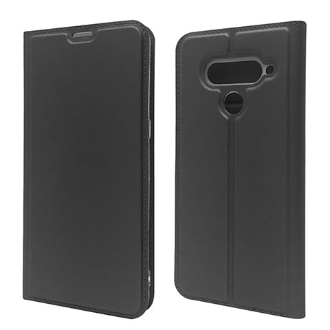 Funda de Cuero Cartera con Soporte Carcasa L02 para LG V50 ThinQ 5G Negro