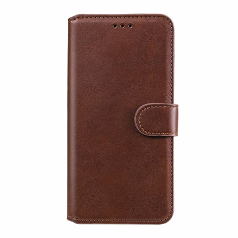 Funda de Cuero Cartera con Soporte Carcasa L02 para Motorola Moto E6s (2020) Marron