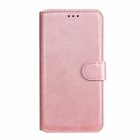 Funda de Cuero Cartera con Soporte Carcasa L02 para Motorola Moto E6s (2020) Oro Rosa