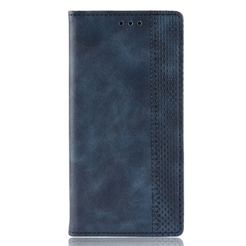 Funda de Cuero Cartera con Soporte Carcasa L02 para Motorola Moto Edge Plus Azul