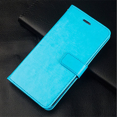 Funda de Cuero Cartera con Soporte Carcasa L02 para Xiaomi Mi 10 Pro Cian