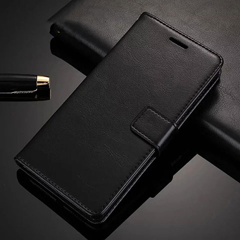 Funda de Cuero Cartera con Soporte Carcasa L02 para Xiaomi Redmi 8A Negro