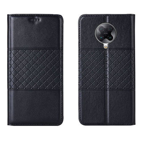 Funda de Cuero Cartera con Soporte Carcasa L02 para Xiaomi Redmi K30 Pro Zoom Negro