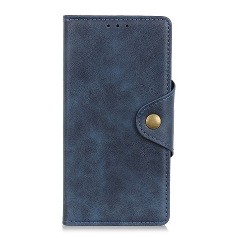 Funda de Cuero Cartera con Soporte Carcasa L02 para Xiaomi Redmi Note 9 Pro Max Azul