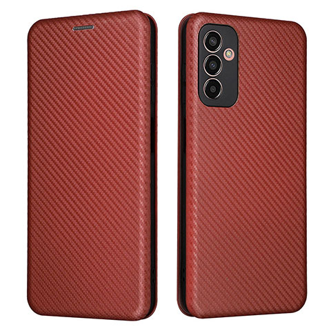 Funda de Cuero Cartera con Soporte Carcasa L02Z para Samsung Galaxy M13 4G Marron