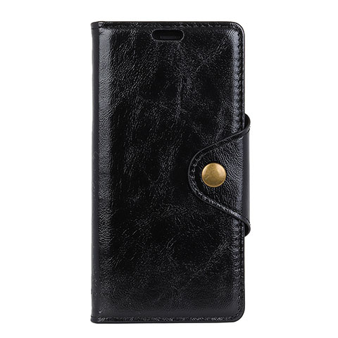 Funda de Cuero Cartera con Soporte Carcasa L03 para Asus ZenFone Live L1 ZA550KL Negro