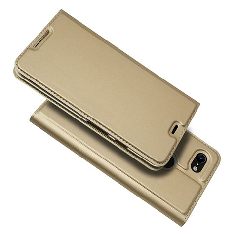 Funda de Cuero Cartera con Soporte Carcasa L03 para Google Pixel 3 XL Oro