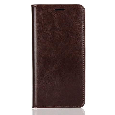 Funda de Cuero Cartera con Soporte Carcasa L03 para Huawei Enjoy 8 Plus Marron