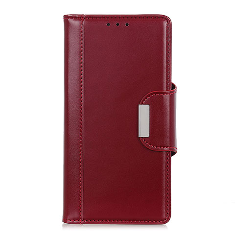 Funda de Cuero Cartera con Soporte Carcasa L03 para Huawei Honor 30 Rojo Rosa