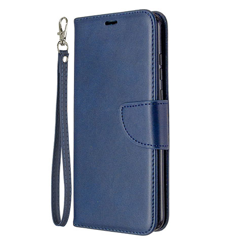 Funda de Cuero Cartera con Soporte Carcasa L03 para Huawei Honor 9A Azul