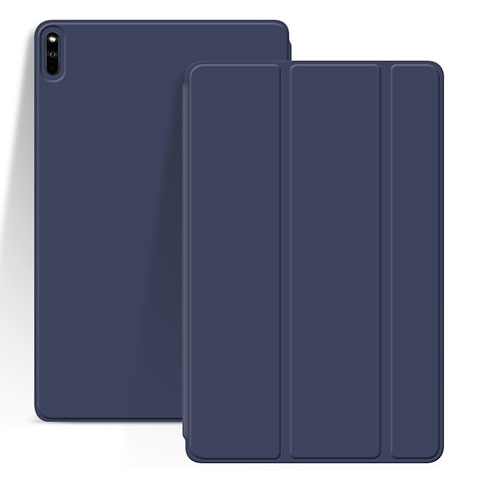 Funda de Cuero Cartera con Soporte Carcasa L03 para Huawei MatePad Pro Azul