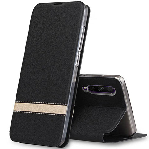 Funda de Cuero Cartera con Soporte Carcasa L03 para Huawei Y9s Negro