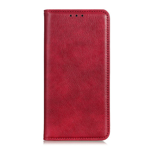 Funda de Cuero Cartera con Soporte Carcasa L03 para LG K42 Rojo