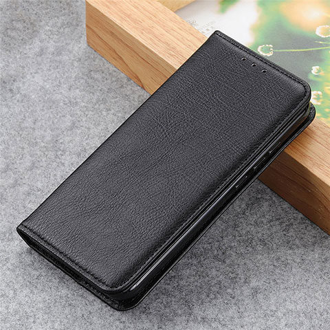 Funda de Cuero Cartera con Soporte Carcasa L03 para LG K52 Negro