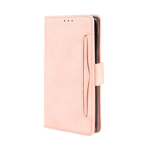 Funda de Cuero Cartera con Soporte Carcasa L03 para Motorola Moto Edge Plus Rosa