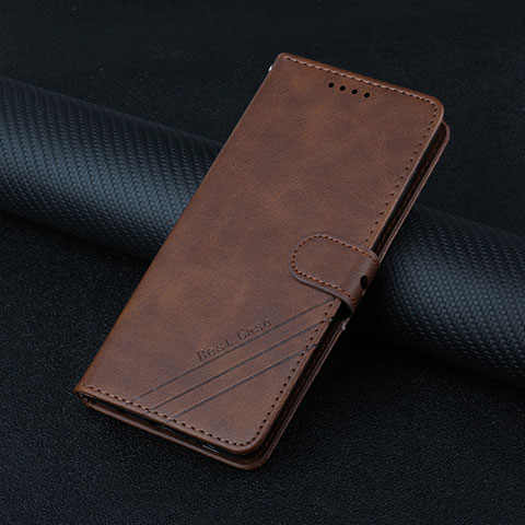 Funda de Cuero Cartera con Soporte Carcasa L03 para Motorola Moto Edge S Pro 5G Marron