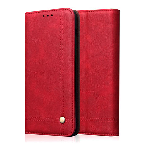 Funda de Cuero Cartera con Soporte Carcasa L03 para Realme X50m 5G Rojo