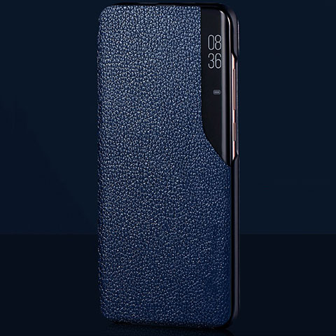 Funda de Cuero Cartera con Soporte Carcasa L03 para Xiaomi Mi 10 Azul