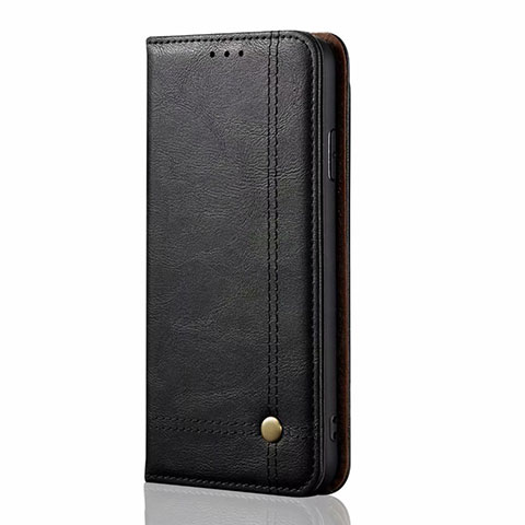 Funda de Cuero Cartera con Soporte Carcasa L03 para Xiaomi Mi Note 10 Lite Negro