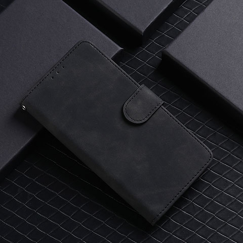 Funda de Cuero Cartera con Soporte Carcasa L03Z para Xiaomi Redmi Note 9 Negro