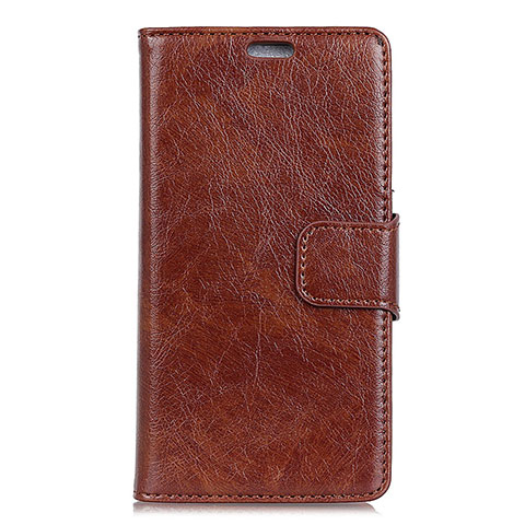 Funda de Cuero Cartera con Soporte Carcasa L04 para Asus ZenFone Live L1 ZA550KL Marron