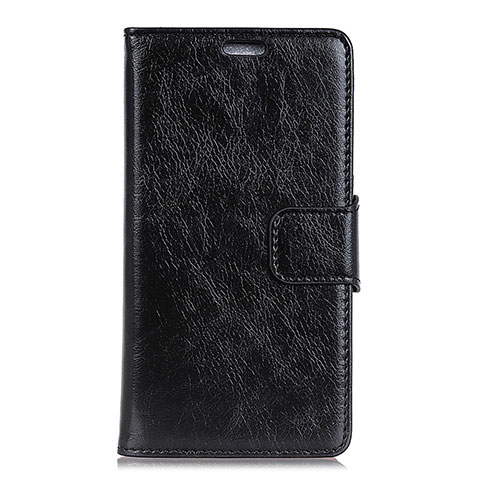 Funda de Cuero Cartera con Soporte Carcasa L04 para Asus ZenFone Live L1 ZA550KL Negro