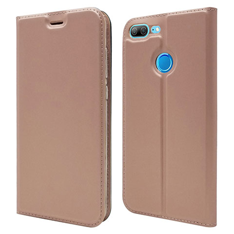 Funda de Cuero Cartera con Soporte Carcasa L04 para Huawei Honor 9 Lite Oro Rosa