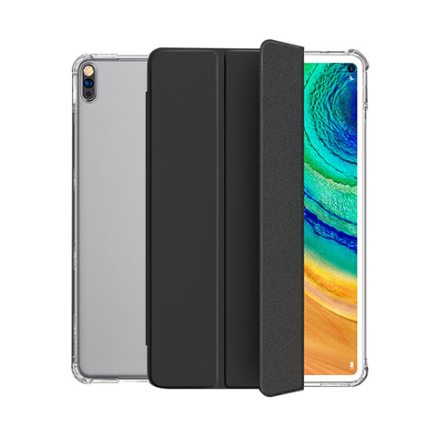 Funda de Cuero Cartera con Soporte Carcasa L04 para Huawei MatePad 5G 10.4 Negro