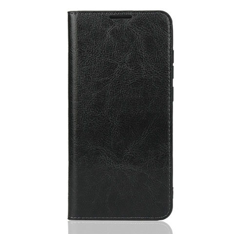 Funda de Cuero Cartera con Soporte Carcasa L04 para Huawei Y7 Pro (2019) Negro