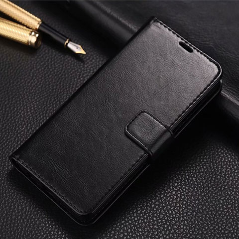 Funda de Cuero Cartera con Soporte Carcasa L04 para Huawei Y9s Negro