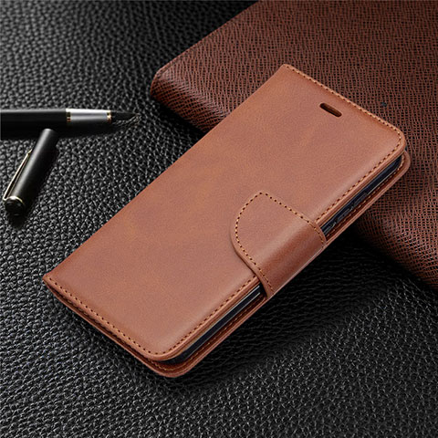 Funda de Cuero Cartera con Soporte Carcasa L04 para Nokia 1.3 Marron