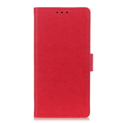 Funda de Cuero Cartera con Soporte Carcasa L04 para Oppo Reno3 A Rojo