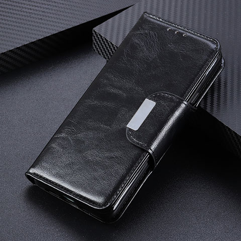 Funda de Cuero Cartera con Soporte Carcasa L04 para Oppo Reno4 4G Negro