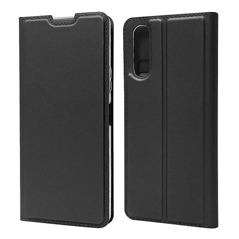 Funda de Cuero Cartera con Soporte Carcasa L04 para Sony Xperia 10 II Negro