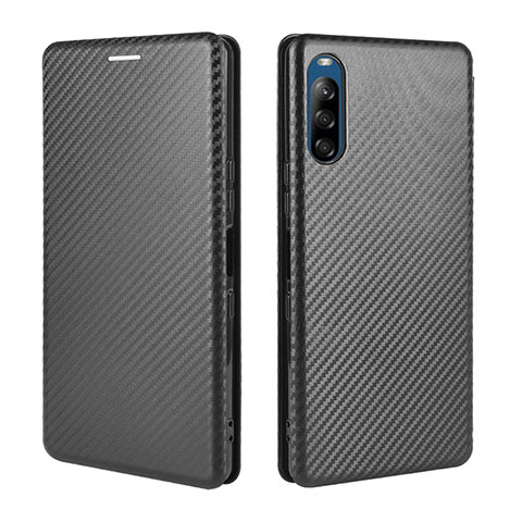 Funda de Cuero Cartera con Soporte Carcasa L04Z para Sony Xperia L4 Negro