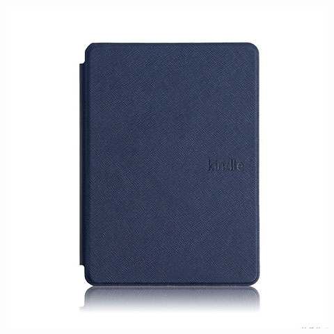 Funda de Cuero Cartera con Soporte Carcasa L05 para Amazon Kindle Paperwhite 6 inch Azul