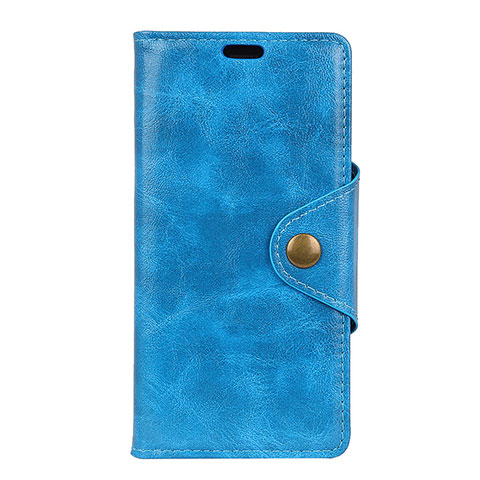 Funda de Cuero Cartera con Soporte Carcasa L05 para Asus Zenfone 5 ZE620KL Azul