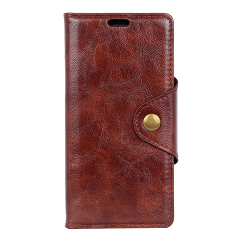 Funda de Cuero Cartera con Soporte Carcasa L05 para Asus Zenfone 5 ZS620KL Marron