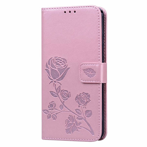 Funda de Cuero Cartera con Soporte Carcasa L05 para Huawei Honor 9A Rosa