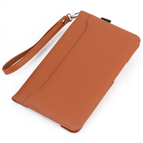 Funda de Cuero Cartera con Soporte Carcasa L05 para Huawei MatePad 5G 10.4 Naranja